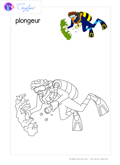 coloriage-metier-dessin-plonjeur