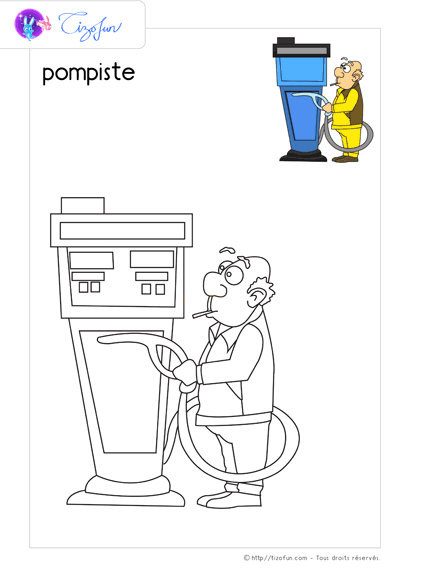coloriage-metier-dessin-pompiste