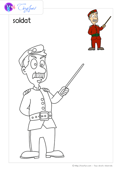 coloriage-metier-dessin-soldat