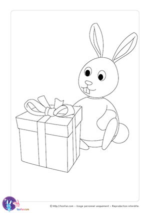 dessin-a-colorier-noel_cadeau-lapin