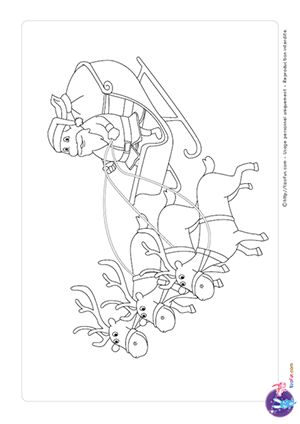 dessin-a-colorier-noel_pere-noel-rennes-traineau