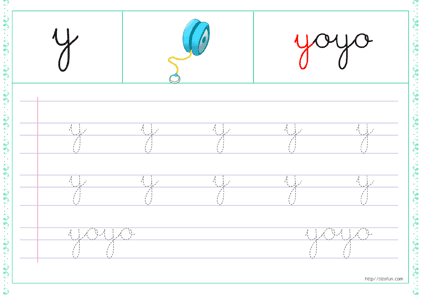 25-trace-les-lettres-minuscule-cursive-y