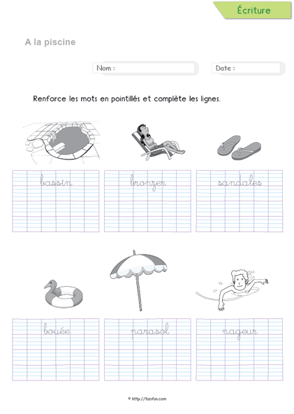 ecritureapprendre-a-ecrire-les-mots-a-la-piscine