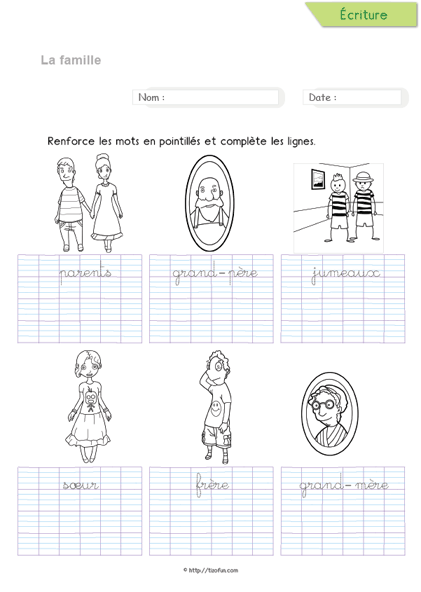 ecritureapprendre-a-ecrire-les-mots-la-famille