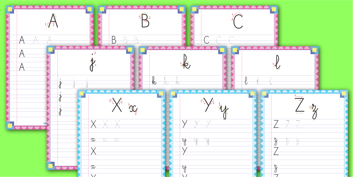 cartes-ecriture-cursive-minuscules-majuscules-intermediaire-icone