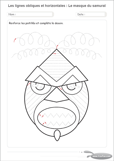 dessin-graphisme-decoration-boucles-lignes-samurai-masque_01