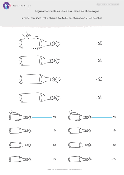 5-pdf-fiche-maternelle-gs-graphisme-lignes-horizontale-bouteilde-champagnes-a-imprimer