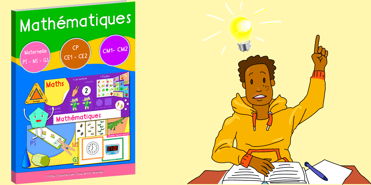  Mathématiques Jeux Exercices Maths Primaire & Fiches PDF 