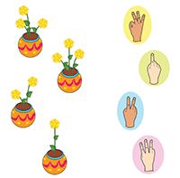 maths-maternelle-petite-section-dénombrement-associer-collection-constellation-doigts-gratuit