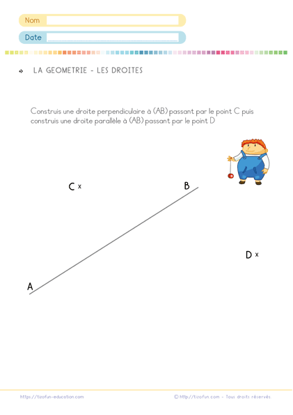 géométrie-les-droites-ce1