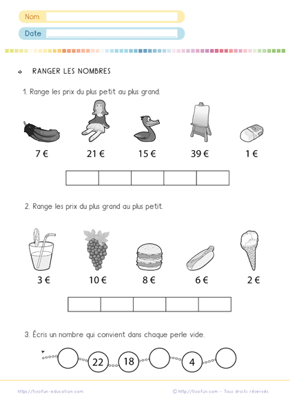 L&#039;ordre des nombres