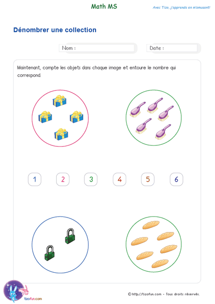 logique-mathematiques-maternelle-ms-associer-une-collection-a-un-nombre-ecrit