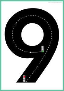 fiches-autoroute-chiffre-9-motricite-fine-pre-ecriture