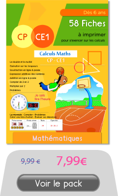 Calculs Maths CP CE1 | Additions Soustractions Problèmes CP CE1