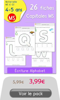 Apprendre à Écrire l&#039;alphabet en CAPITALES
