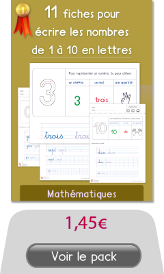 Maitriser et Écrire les nombres jusqu&#039;à 10 en lettres